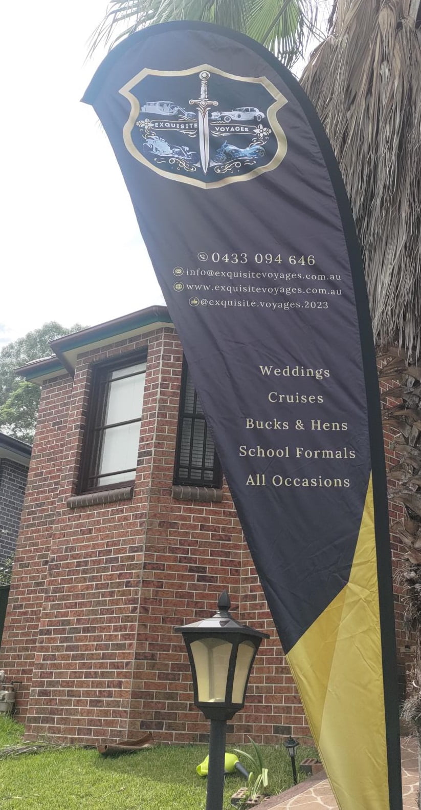 Tear drop banners Sydney by Premium Advertising