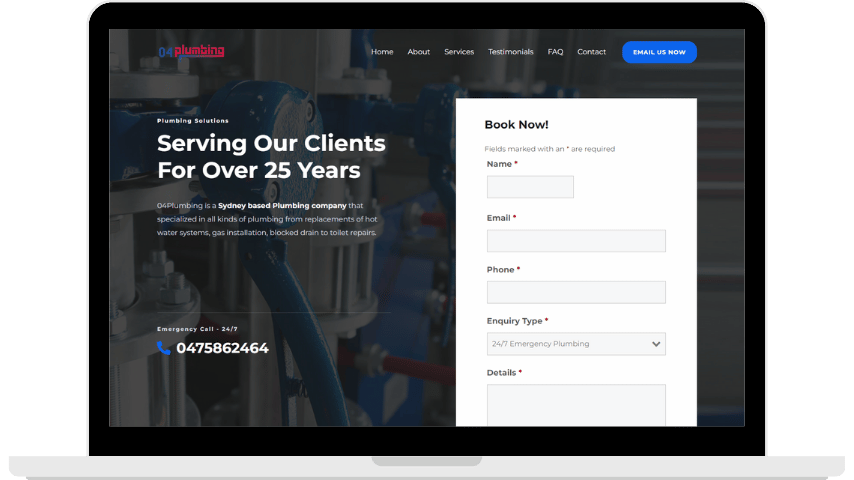 web design bankstown 04plumbing