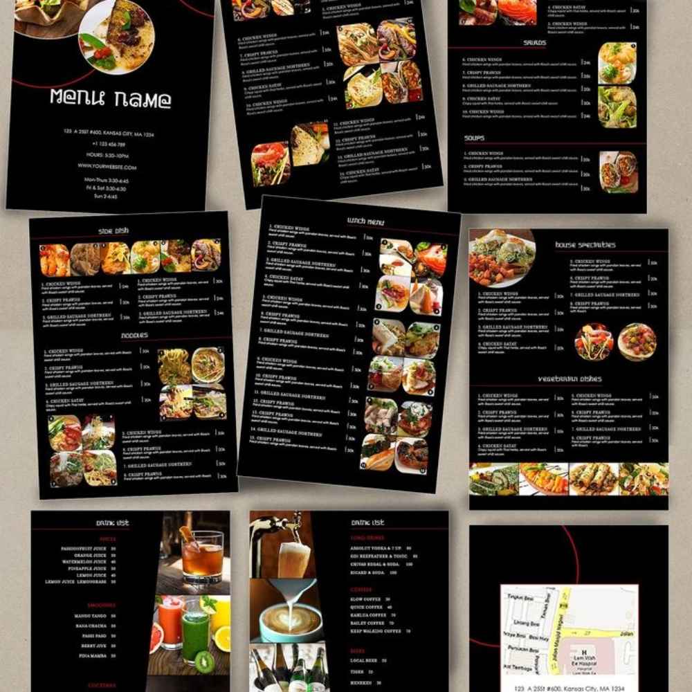 premium menus